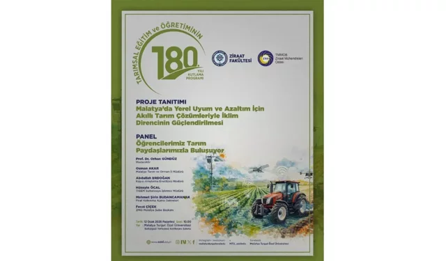Malatya Turgut Özal Üniversitesi, tarım öğretiminin 180. yılını kutlayacak
