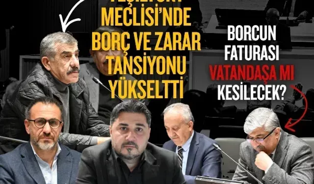 Yeşilyurt Meclisi’nde borç ve zarar tansiyonu yükseltti