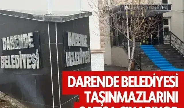 Darende Belediyesi taşınmazlarını satışa çıkarıyor