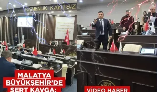 Malatya Büyükşehir’de sert kavga: “Yatırımı engelledin” resti