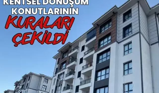 Battalgazi’de kentsel dönüşüm konutlarının kuraları çekildi