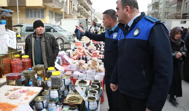 Battalgazi Zabıtası tezgâhları tek tek inceledi!