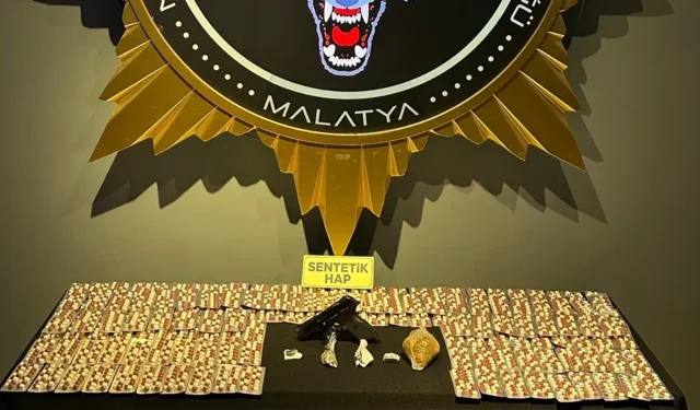 Malatya'da uyuşturucu operasyonu: 5 gözaltı