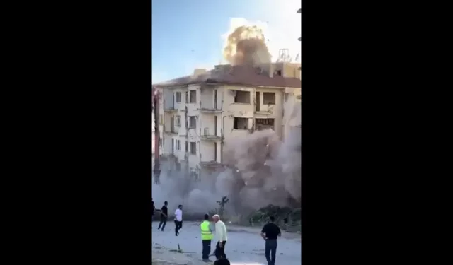 Malatya’daki yıkım İstanbul’da sanıldı! İşte o görüntüler