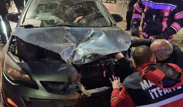 Yeşilyurt’ta yaralanmalı trafik kazası: 3 kişi yaralandı