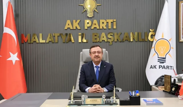 AK Parti Malatya İl Başkanı Ali Bakan’dan Kadir Gecesi mesajı