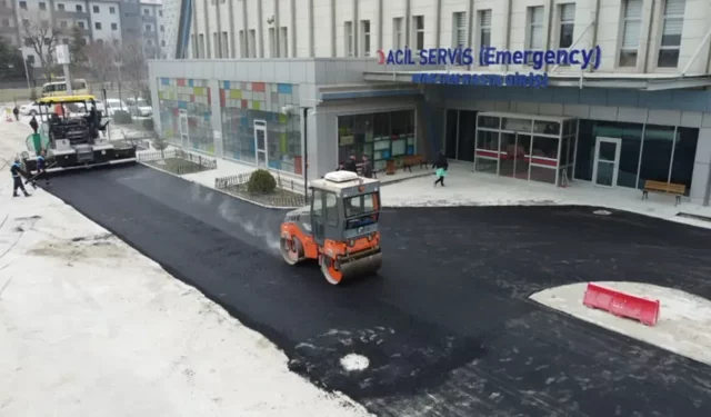 Battalgazi devlet hastanesi otoparkı yenilendi