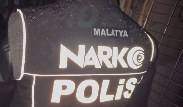 Malatya’da uyuşturucu ve silah operasyonu: 3 tutuklama