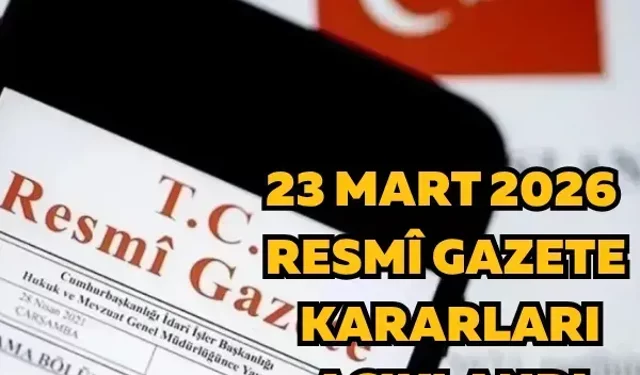 23 Mart 2026 Resmî Gazete kararları açıklandı: Jandarma Yönetmeliğinde kritik değişiklikler