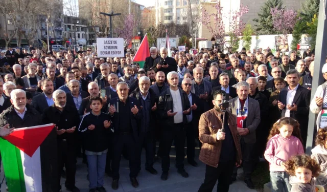 Malatya’da Filistin için tek ses