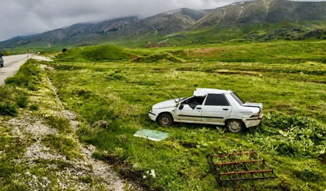 Doğanşehir’de otomobil şarampole devrildi: 6 yaralı