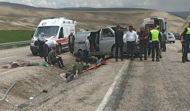 Malatya yolunda bayram faciası: 1 ölü, 8 yaralı!