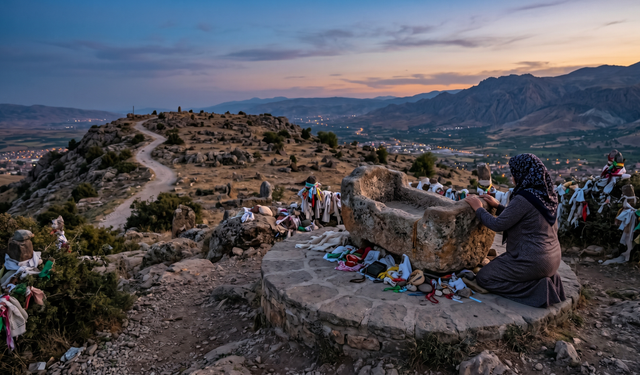 Malatya'daki o tepeye gidenlerin dileği kabul mü oluyor? Taş beşiğin ardındaki hazin hikâye