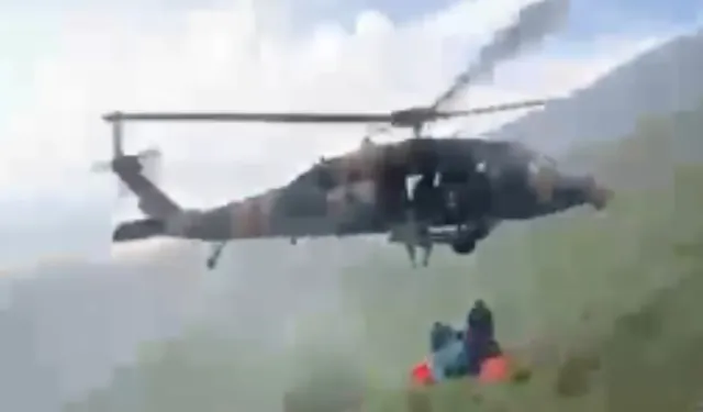 Beydağı’nda mantar toplarken kalp krizi geçiren şahsa askeri helikopter yetişti