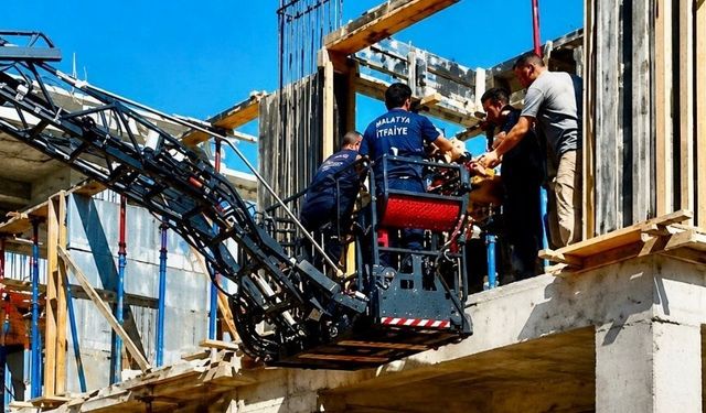 İnşaattan düşen işçi için seferberlik başlatıldı
