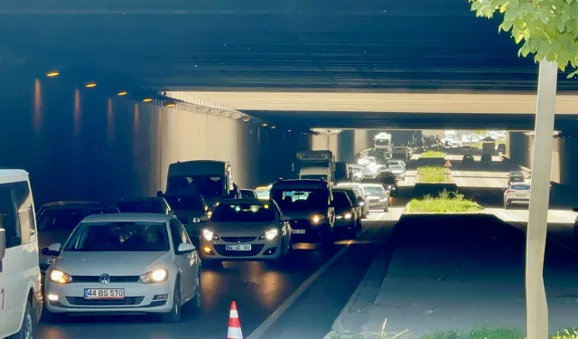 Malatya çevreyolunda korkutan kaza!