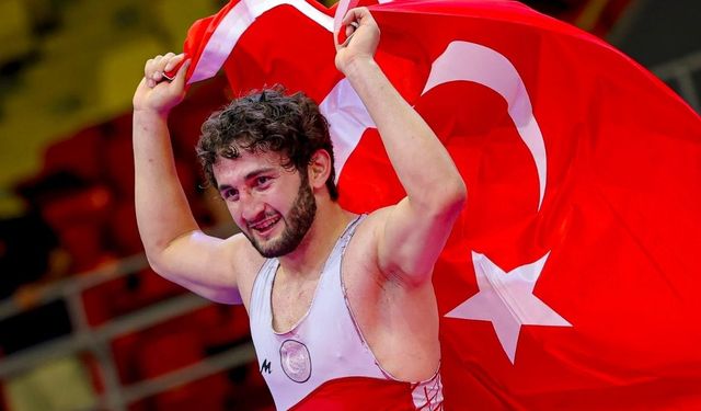 Malatyalı milli güreşçi Salih Yusuf Yazıcı Avrupa şampiyonu