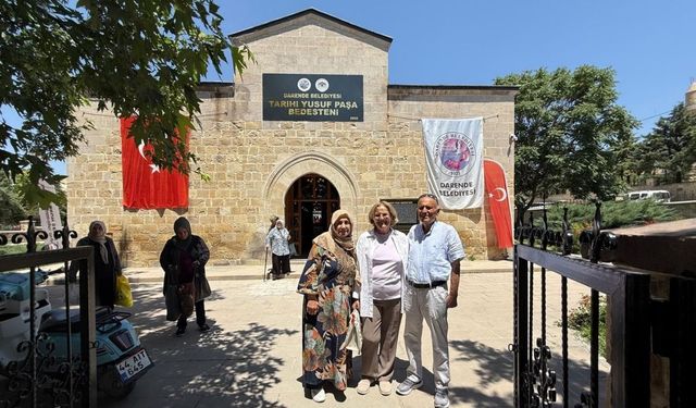 Tarihi Yusuf Paşa Bedesteni’ni ziyaret eden Mehmet Gültekin’den Darende açıklaması