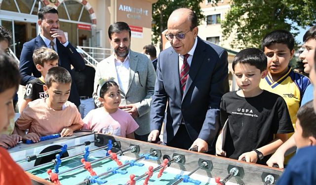 Yeşilyurt'ta "rotamız cami neşesi": Başkan Geçit çocukların eğlencesine ortak oldu!