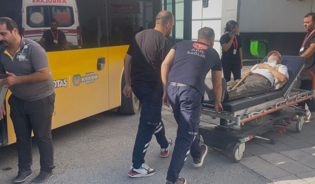 Malatya’da seyir halindeki otobüste güzergah değişti: Fenalaşan yolcu acile yetiştirildi