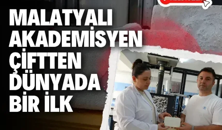 Malatyalı akademisyen çiftten dünyada bir ilk