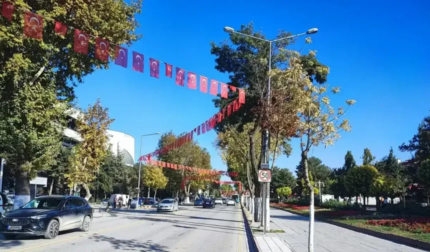 Malatya sokaklarında sonbahar havası