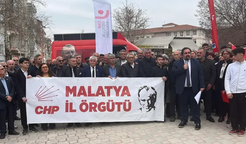 CHP Malatya’dan İmamoğlu için sert mesaj: Durmayacağız, susmayacağız, yorulmayacağız
