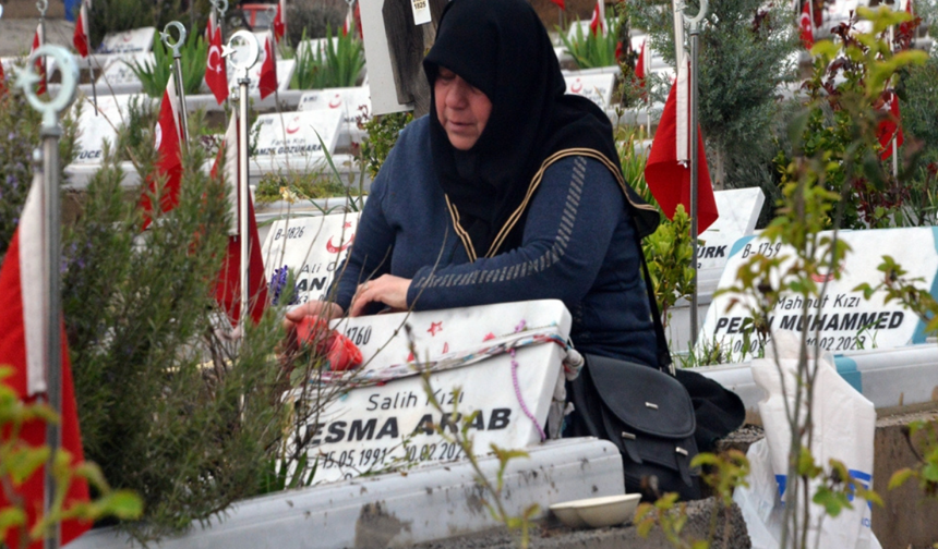 Depremin merkez üssü Kahramanmaraş'ta hüzünlü bayram