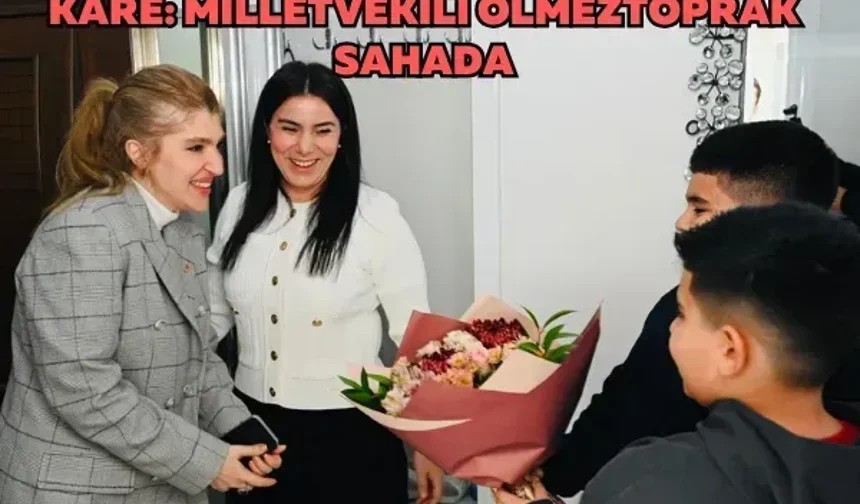 Malatya’da gönülleri fetheden kare: Milletvekili Ölmeztoprak sahada