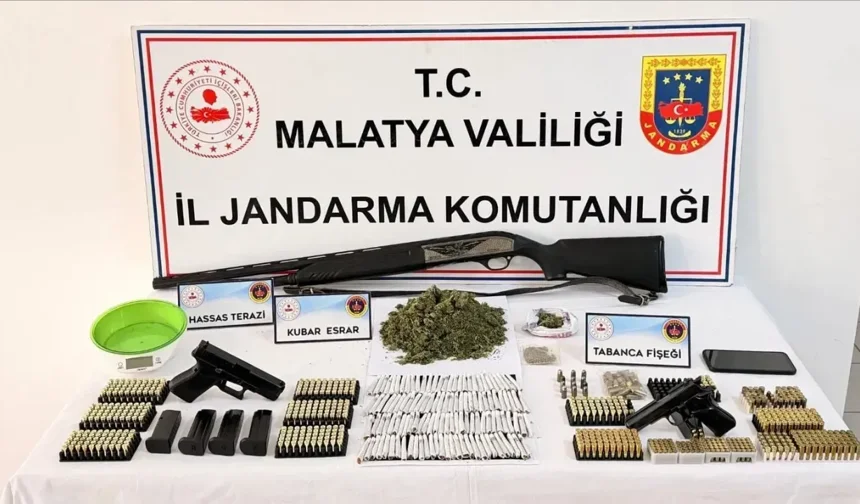 Malatya'da zehir tacirlerine operasyon düzenlendi: 1 gözaltı