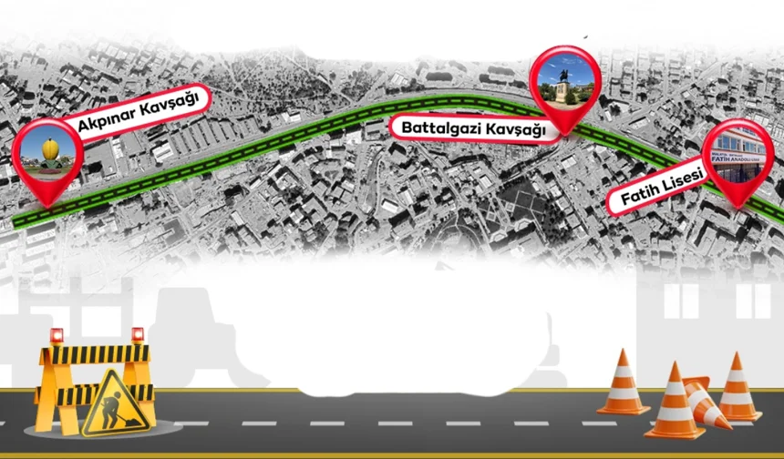 Akpınar ile Fatih Lisesi arasında yol çalışması başlıyor! Bir hafta boyunca yol yok