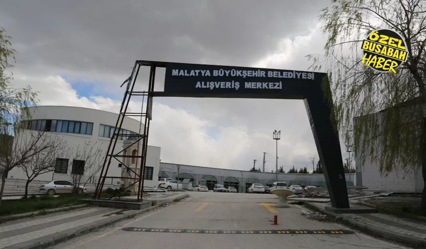 Malatya’da AVM alanı asfalt şantiyesine çevriliyor