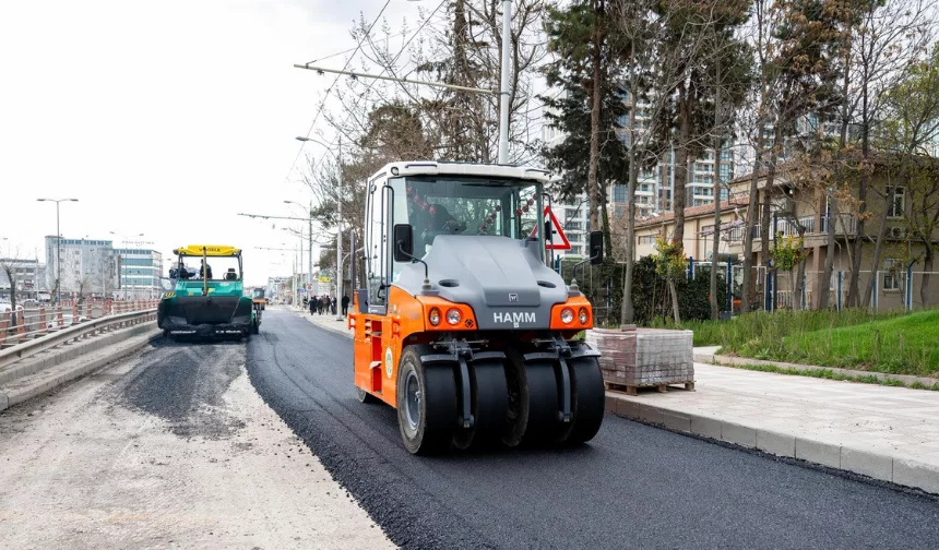 Malatya’da yan yollar asfaltlanıyor