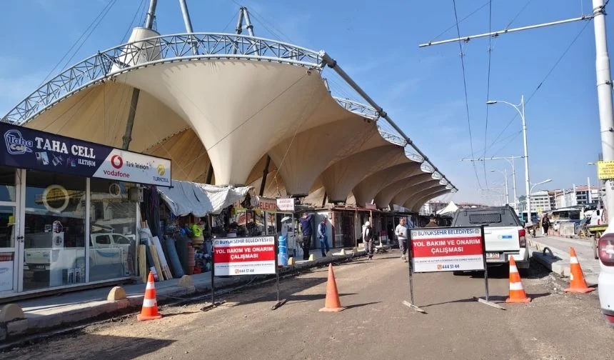 Malatyalılar dikkat! MOTAŞ durağının yan yolu geçici olarak kapatıldı