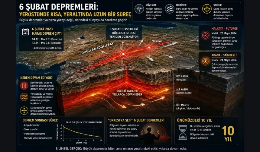 6 Şubat yeraltında sürüyor: Prof. Dr. Osman Bektaş’tan Malatya için "10 yıl" deprem uyarısı