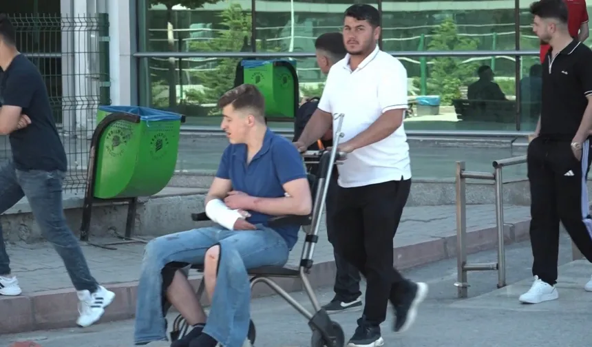 Malatya’da acemi kasaplar hastanelik oldu