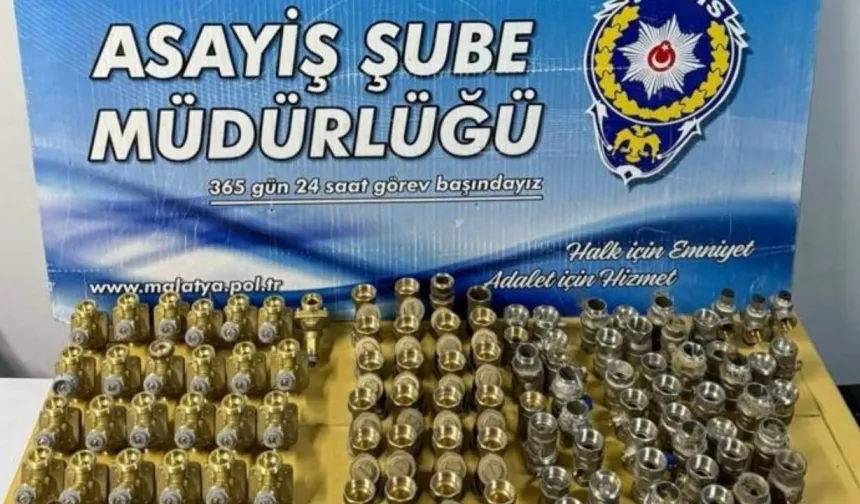 Şantiyeden çaldı, polis kısa sürede yakaladı