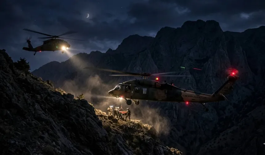 Doğanşehir’in dağlarında S-70’ler uçuş yaptı! İşte nedeni