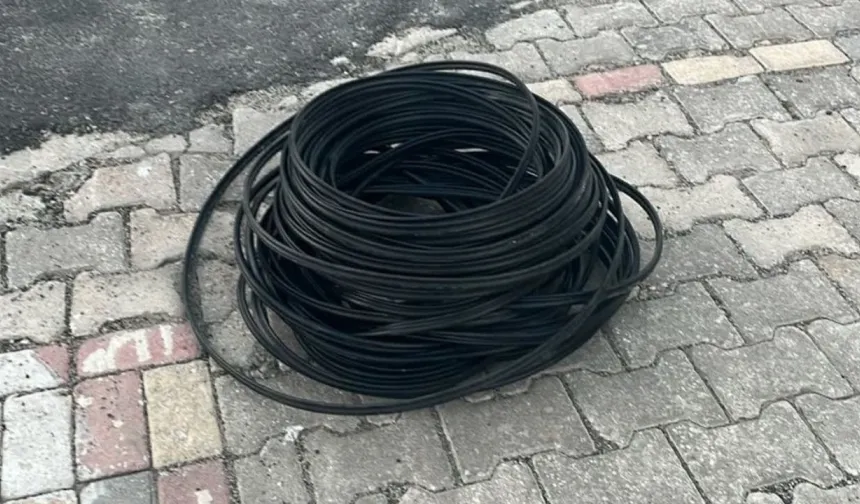 Kablo hırsızı suç ortağını ele verdi!