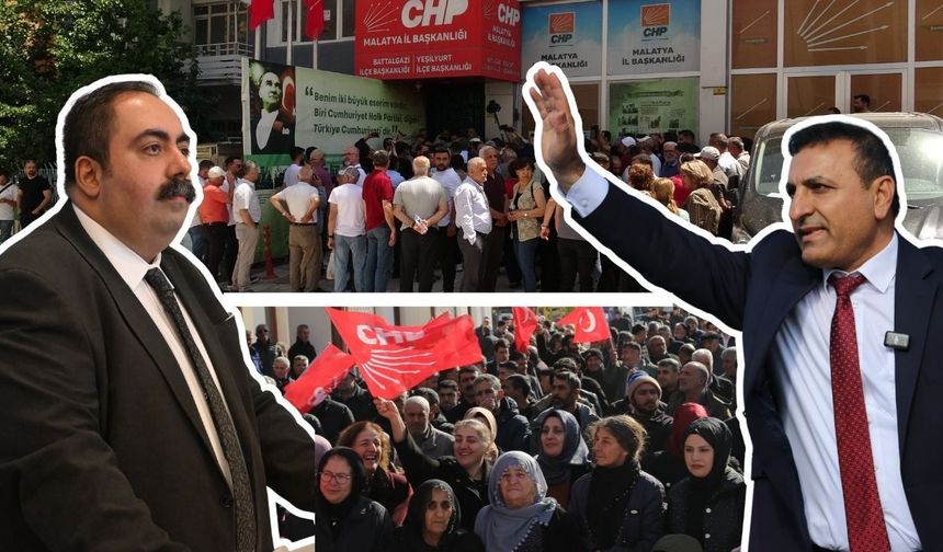 Malatya siyasetinde tarihi ironi: CHP il binası önünde sönük protesto!