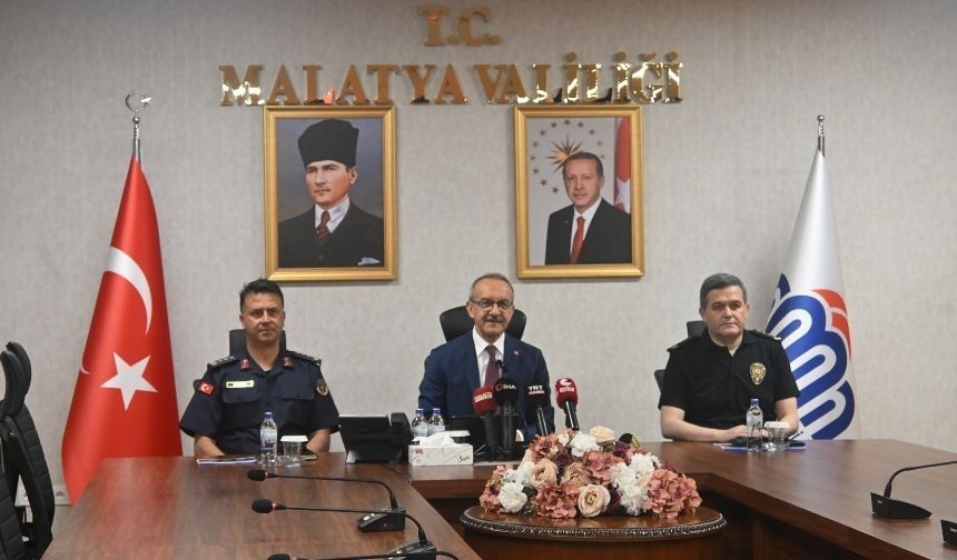 Malatya’da asayişin 5 aylık röntgeni: Vali açıkladı, işte kalem kalem suç bilançosu!