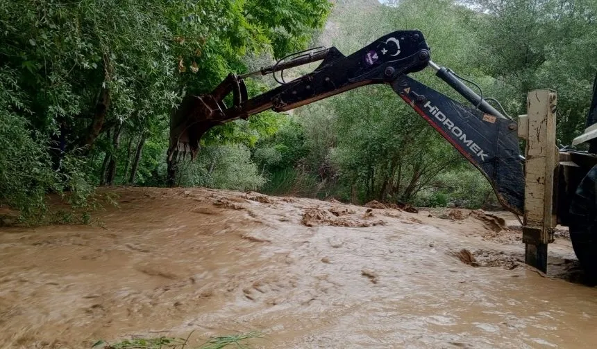 Malatya'da Kozluk Çayı taştı, yürüyüş rotaları su altında kaldı