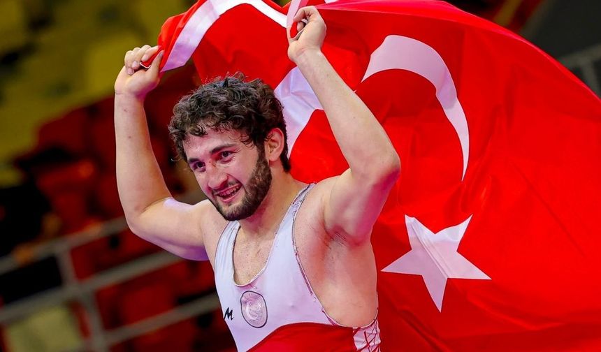 Malatyalı milli güreşçi Salih Yusuf Yazıcı Avrupa şampiyonu