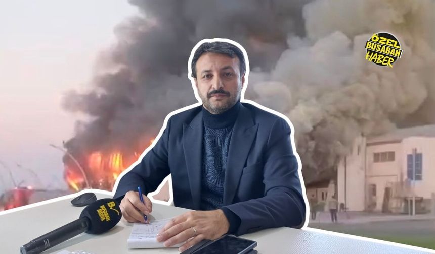 MOTAŞ Genel Müdürü Mehmet Kayış Busabah'a konuştu: İşte yangının çıkış nedeni ve hasarın boyutu