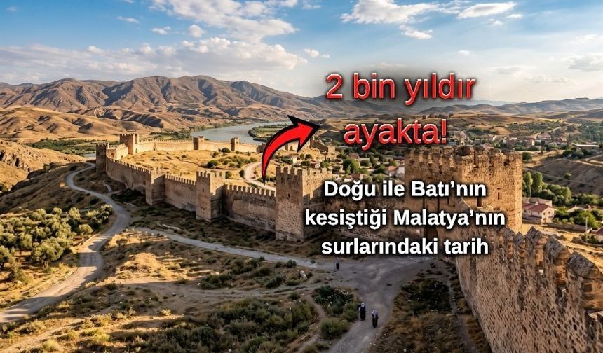 2 bin yıldır ayakta! Doğu ile Batı’nın kesiştiği Malatya’nın surlarındaki tarih