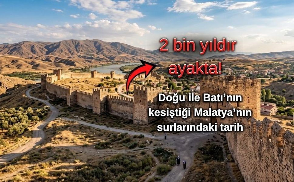 2 bin yıldır ayakta! Doğu ile Batı’nın kesiştiği Malatya’nın surlarındaki tarih