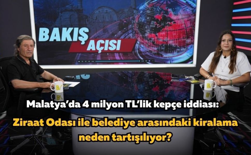 Malatya’da 4 milyon TL’lik kepçe iddiası: Ziraat Odası ile belediye arasındaki kiralama neden tartışılıyor?