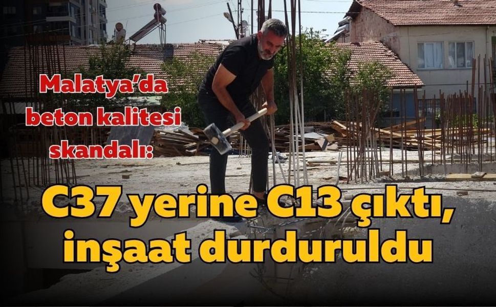 Malatya'da müteahhit kendi inşaatını ihbar etti